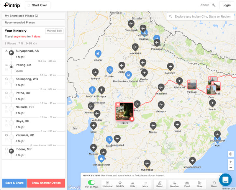 Easy Travel Planning Tool for Indian Travelers