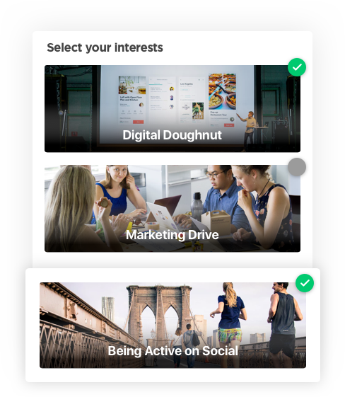 Interests – Social Media Application Development Software by Vinfotech